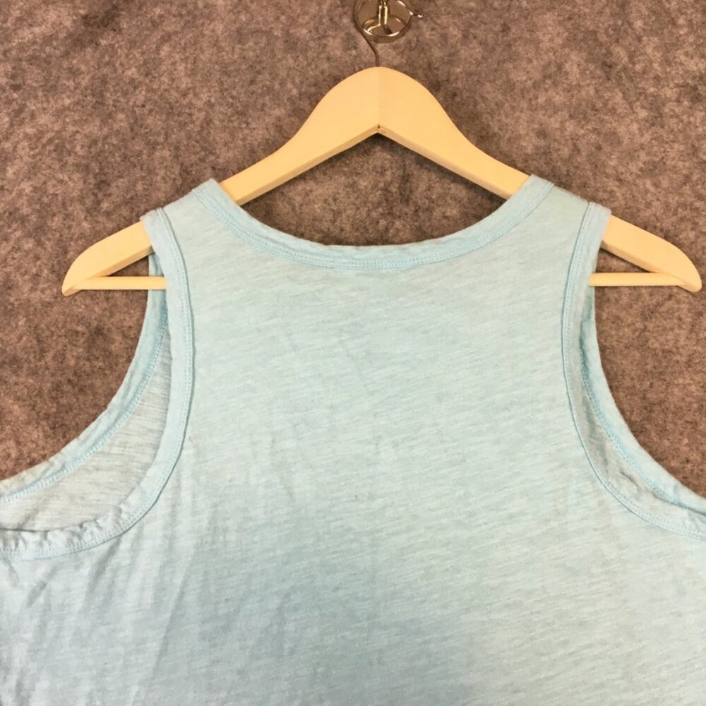 Terra Sky Dress 1X 16W 18W Blue Colorblock Tiered Pockets Tank Sleeveless Swing - Picture 11 of 13